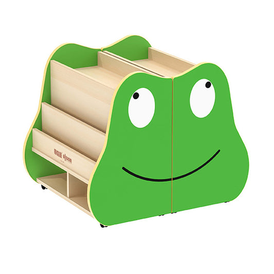 Bokhylle med hjul - frosk