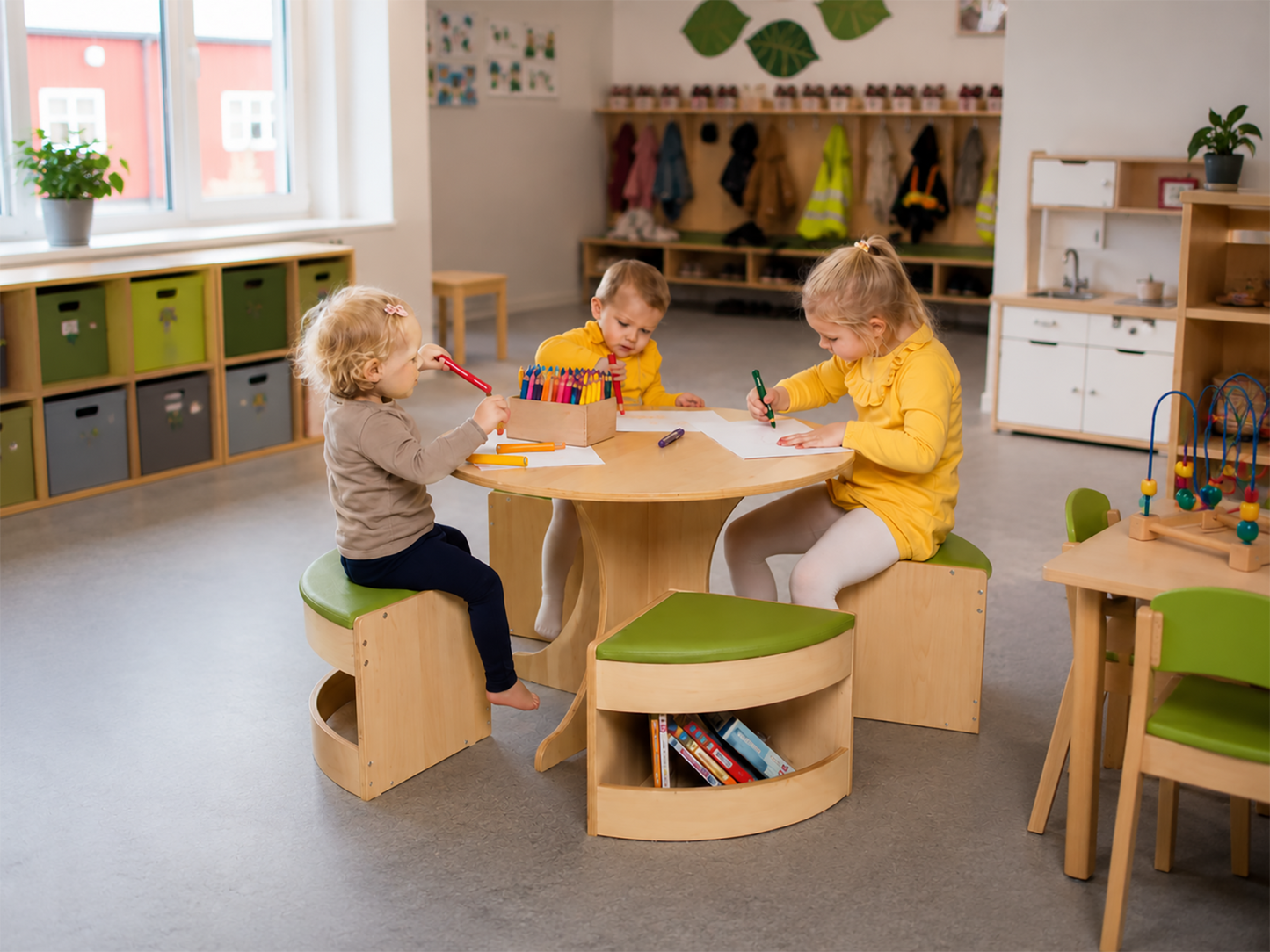 Sittegruppe for 4 barn