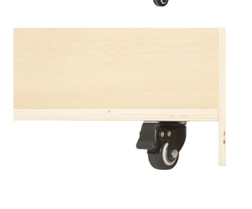 Pakke med 4 hjul - 2 låsbare