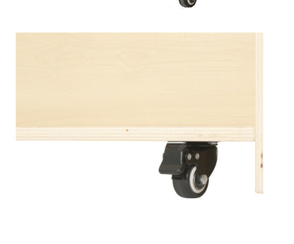 Pakke med 4 hjul - 2 låsbare